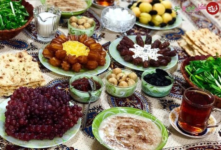 سفارش های غذایی به روزه داران